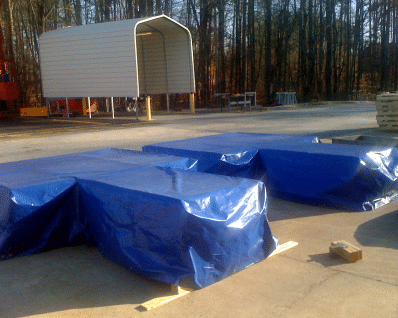 Outdoor Cover solution - Protective Packaging