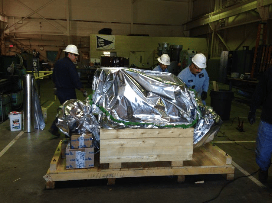 motor packaged for long term storage