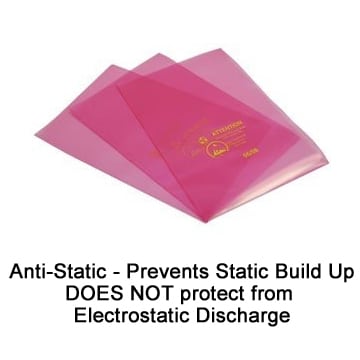 Anti - Static Bags are not ESD bags