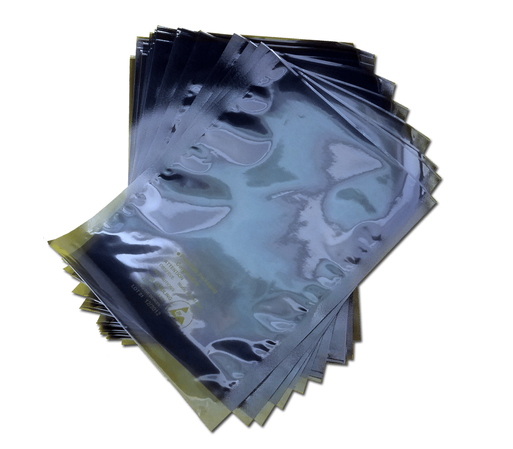 Blue Antistatic Ziplock Bag