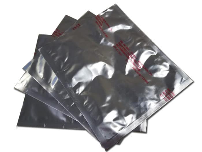 Foil moisture barrier bags MIL-DTL-117 TI CE S1