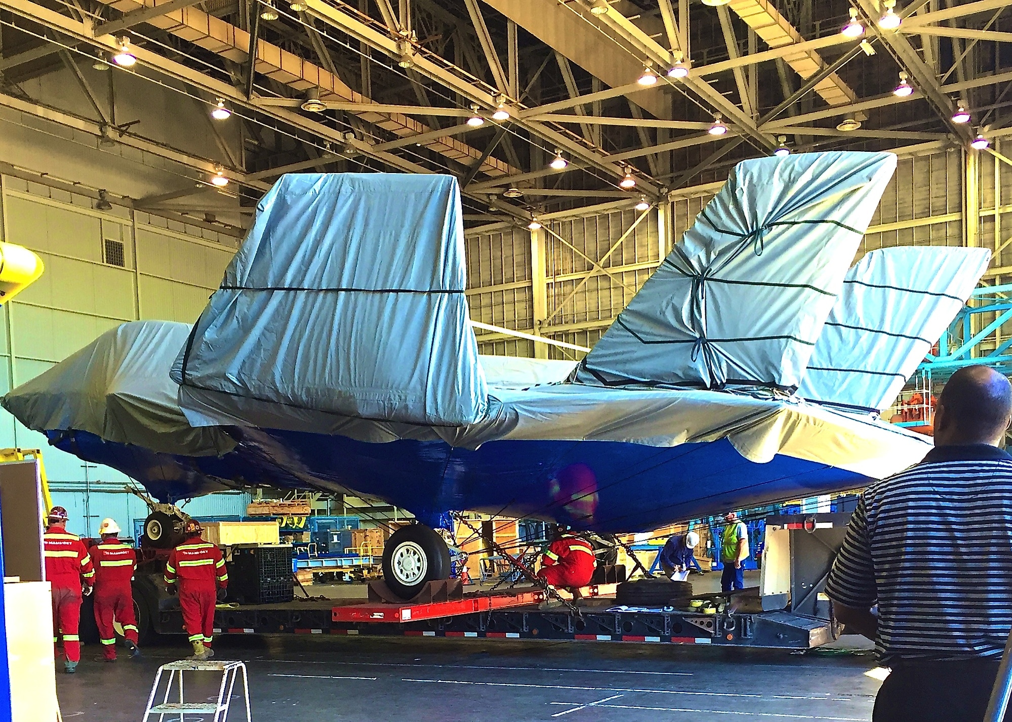 Preparing the F35 for cross country transport