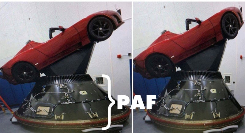 corrosion prevention solution for aerospace component - payload attach fitting with Tesla Roadster