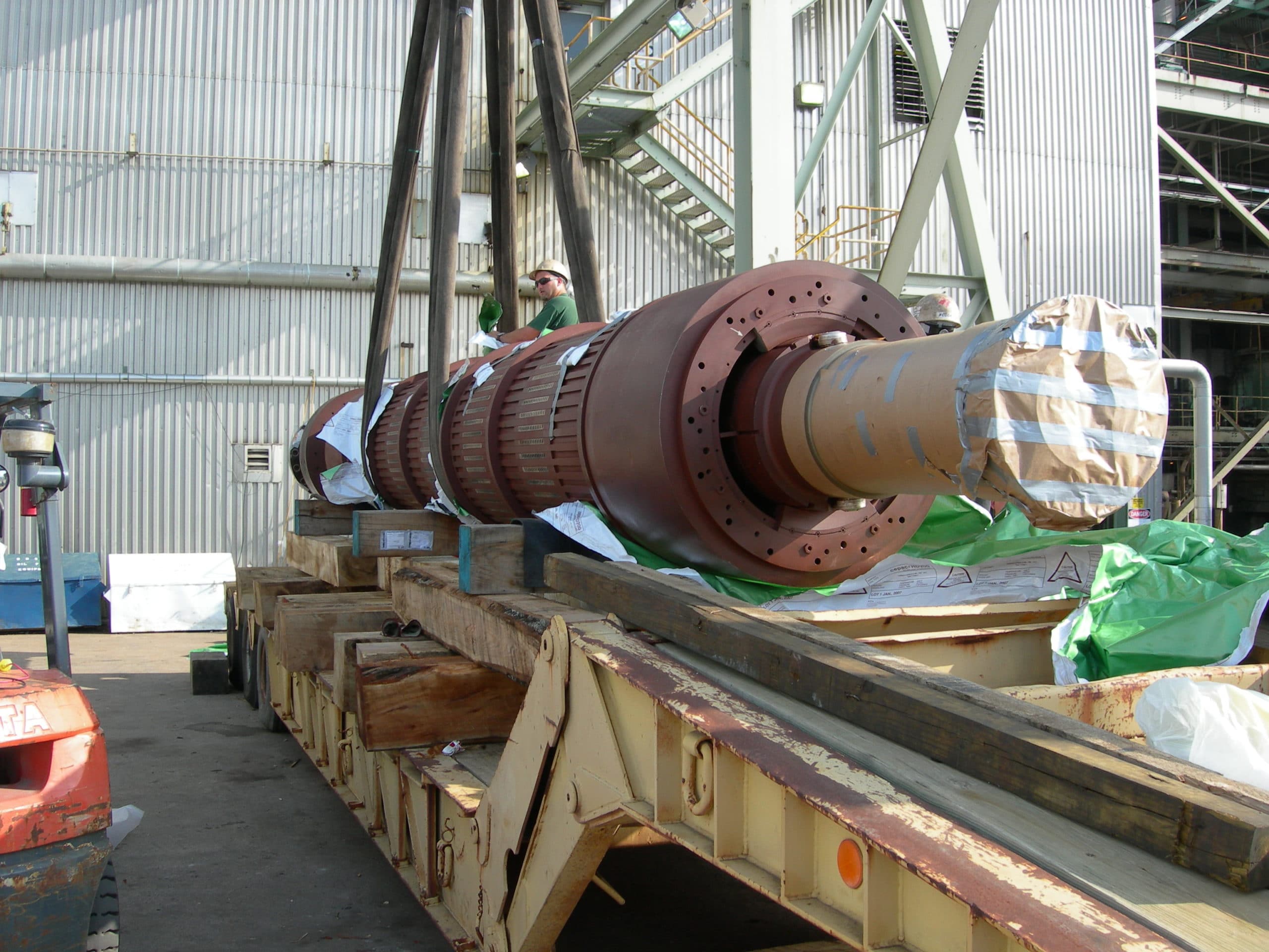Rotor Packaged for Cross Country Transport - Corrosion Prevention Solution