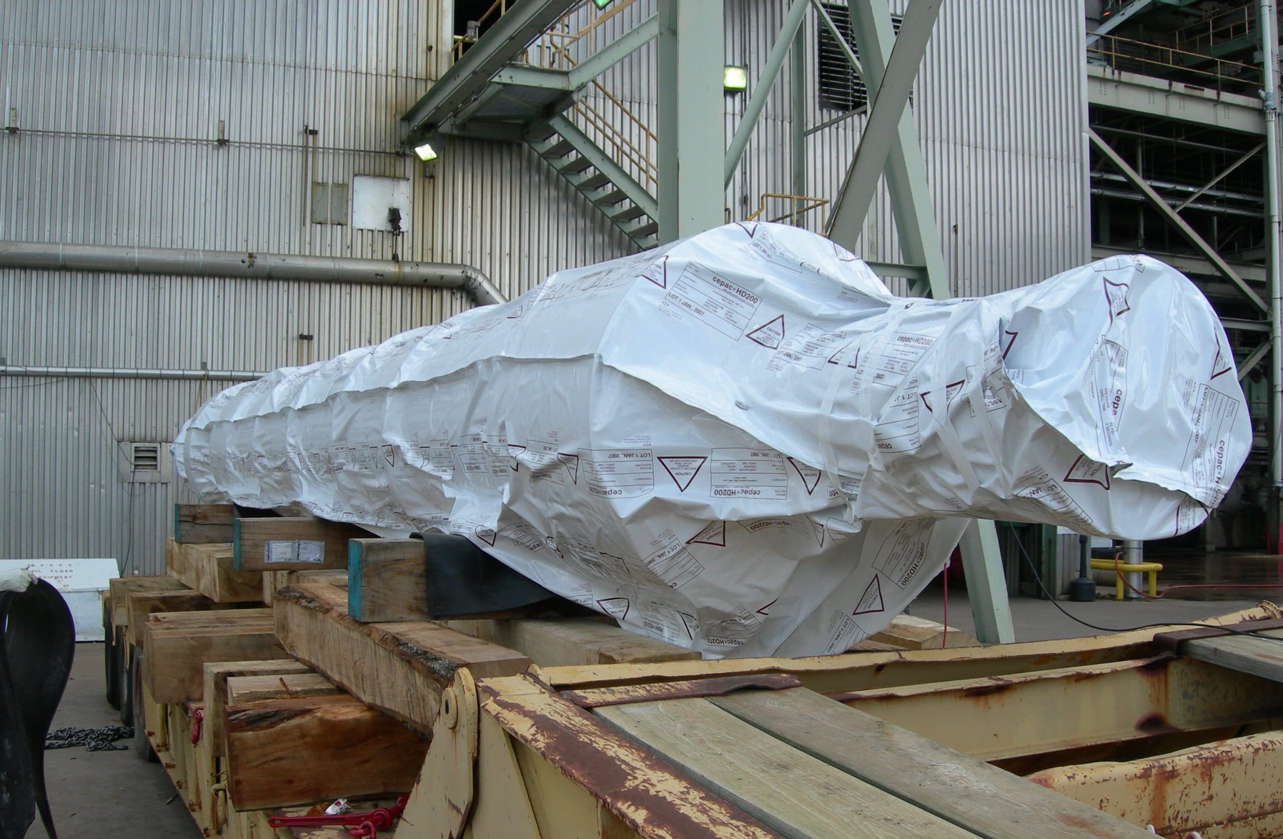 Rotor Vacuum Sealed in Moisture Barrier Bag - Corrosion Prevention Solutions