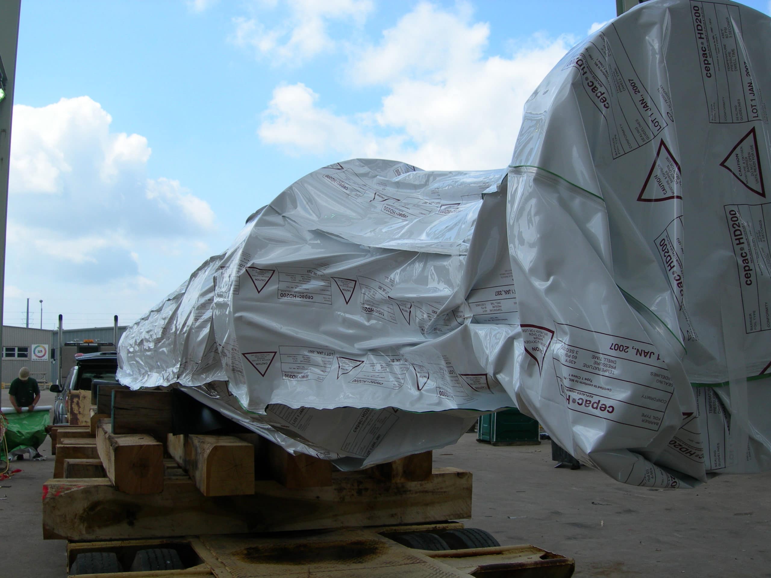 Rotor Packaged for Cross Country Transport - Corrosion Prevention Solutions