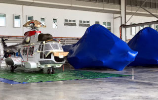 corrosion prevention packaging on helicopters