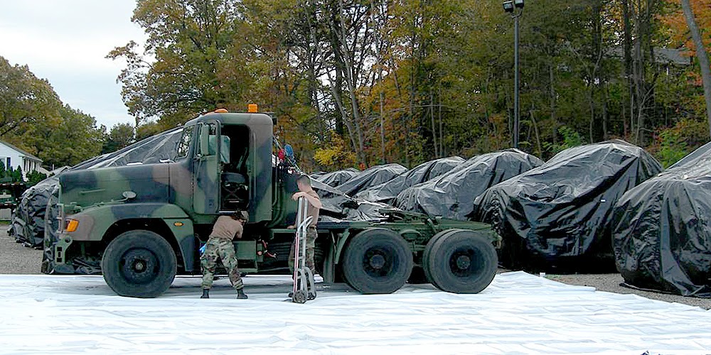 packaging military vehicles