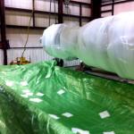 Rotor Packaged for Cross Country Transport - Corrosion Prevention Solution