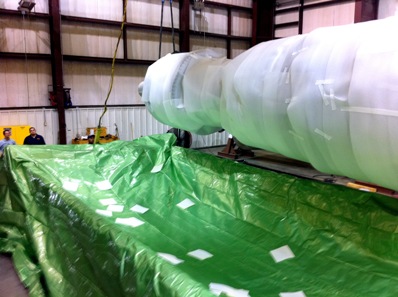 Rotor Packaged for Cross Country Transport - Corrosion Prevention Solution